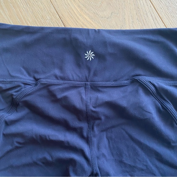 Athleta Navy Mesh Ankle Leggings - Picture 10 of 10